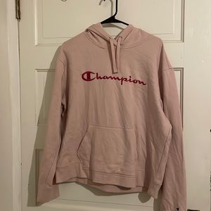 Pink champion hoodie
